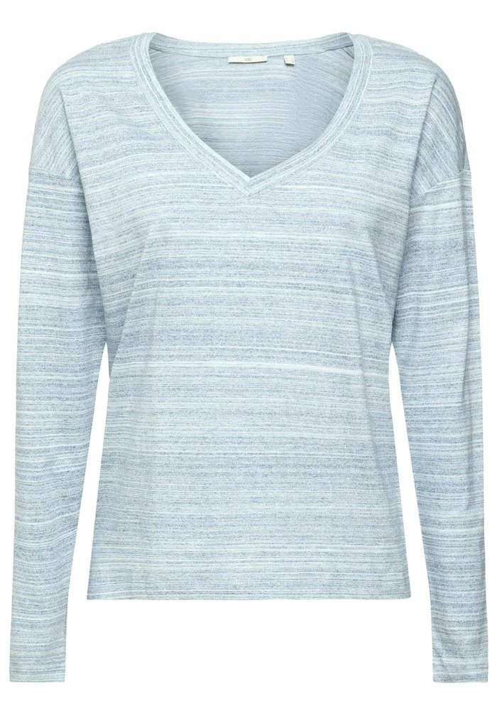 Edc By Esprit GESPRENKELTES - Long Sleeved Top - Petrol Blue 5 Edc By Esprit GESPRENKELTES - Long Sleeved Top - Petrol Blue - Image 5