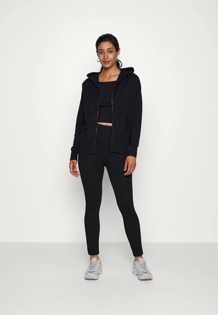 Edc By Esprit HOOD - Cardigan - Black 2 Edc By Esprit HOOD - Cardigan - Black - Image 2