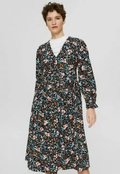 Edc By Esprit Day Dress - Black Colorway