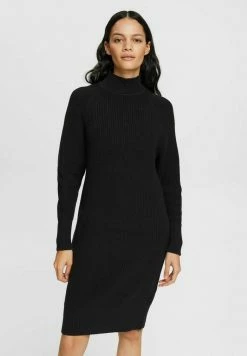 Edc By Esprit MOCKNECK - Shift Dress - Black