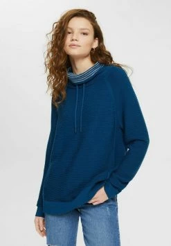 Edc By Esprit TROY - Jumper - Petrol Blue