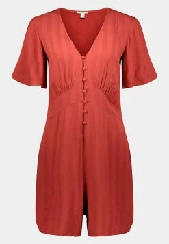 Edc By Esprit Jumpsuit - Terracotta