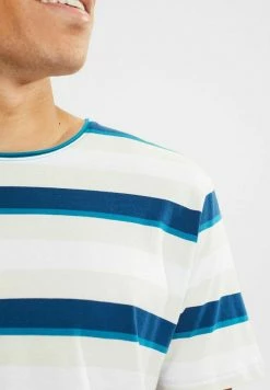 Edc By Esprit MIT STREIFENMUSTER - Print T-shirt - Teal Blue 5 10 Edc By Esprit MIT STREIFENMUSTER - Print T-shirt - Teal Blue 5 -edc by Esprit Shop 1d5c09090ca84c1297f81913e57bcae2