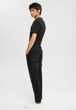 Edc By Esprit STRETCH - Straight Leg Jeans - Black Dark Wash -edc by Esprit Shop 1dd7acd7bd8c47bbb14bc2e4d1875673