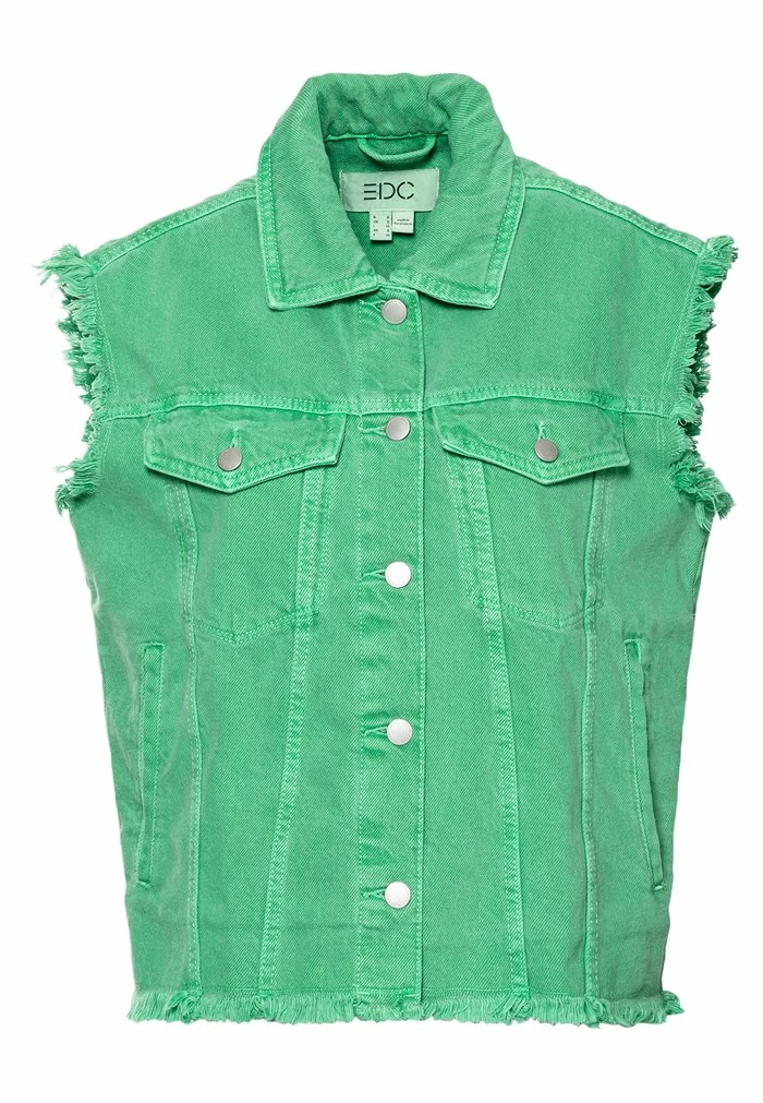 Edc By Esprit Waistcoat - Green 5 Edc By Esprit Waistcoat - Green - Image 5