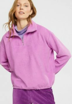 Edc By Esprit MIT ZIPKRAGEN - Fleece Jumper - Lilac -edc by Esprit Shop 1e42ab9e25fb432eb8e0fc8192fffabe