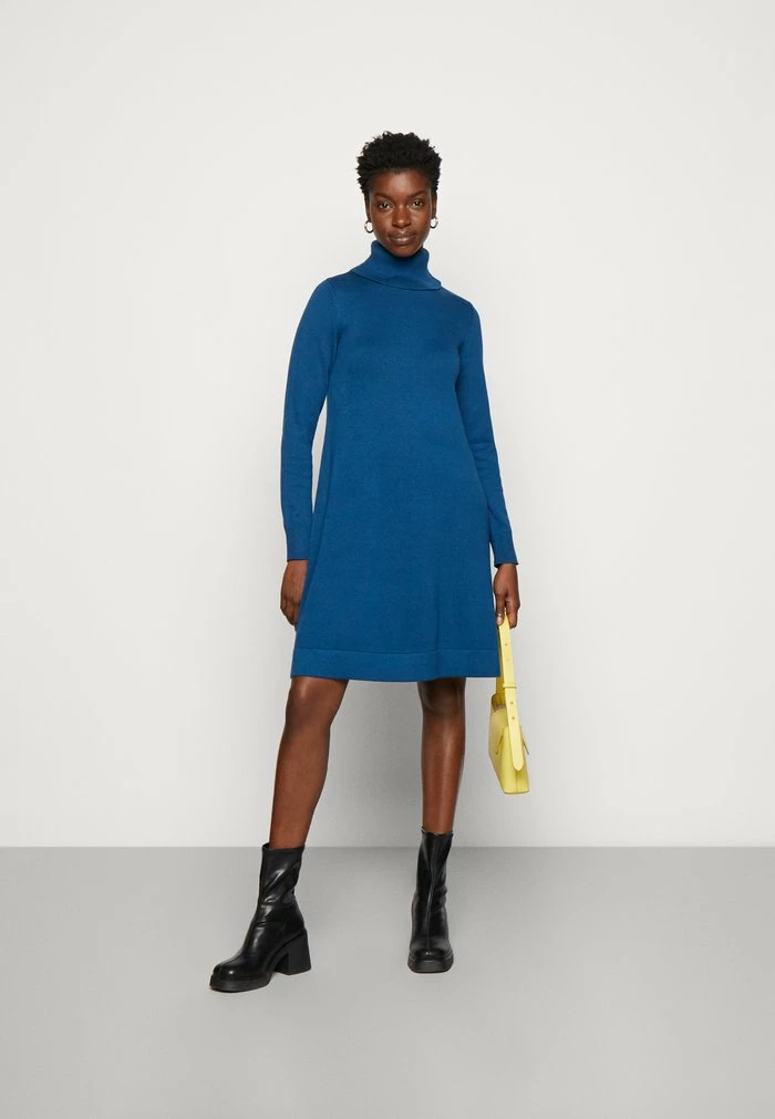 Edc By Esprit ALINE DRESS - Jumper Dress - Petrol Blue 2 Edc By Esprit ALINE DRESS - Jumper Dress - Petrol Blue - Image 2