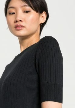 Edc By Esprit SHORT SLEEVE - Basic T-shirt - Black -edc by Esprit Shop 1f3e47eb8f61483c84e220339a21696e