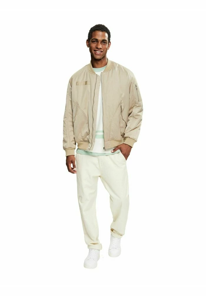 Edc By Esprit RECYCELT: MIT GROSSEN TASCHEN - Bomber Jacket - Pale Khaki 5 Edc By Esprit RECYCELT: MIT GROSSEN TASCHEN - Bomber Jacket - Pale Khaki - Image 5