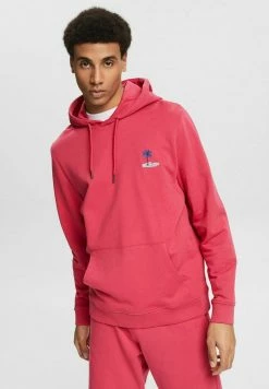 Edc By Esprit MIT RÜCKENPRINT - Hoodie - Dark Pink