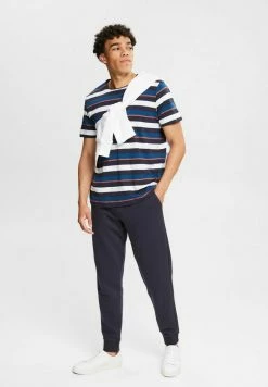 Edc By Esprit MIT STREIFENMUSTER - Print T-shirt - Navy -edc by Esprit Shop 1ff57777a0554c0695b516101df0f4b7