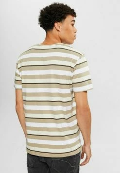 Edc By Esprit MIT STREIFENMUSTER - Print T-shirt - Cream Beige 10 Edc By Esprit MIT STREIFENMUSTER - Print T-shirt - Cream Beige -edc by Esprit Shop 20742f7dbcb74499acef615250935d55