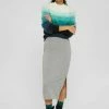 Edc By Esprit Pencil Skirt - Medium Grey