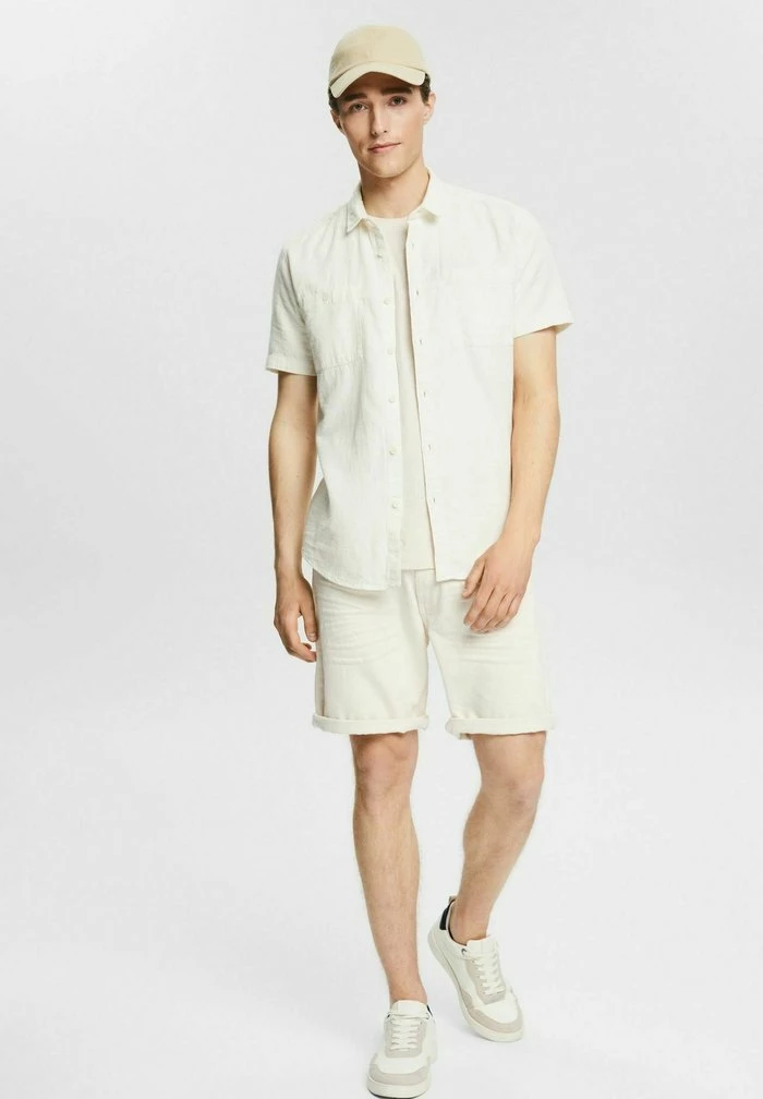 Edc By Esprit KURZÄRMELIGES - Shirt - Off White 2 Edc By Esprit KURZÄRMELIGES - Shirt - Off White - Image 2
