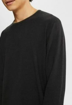 Edc By Esprit MIT ROLLKANTEN - Jumper - Black -edc by Esprit Shop 20e40996187f45db9ac706b16f9251ff