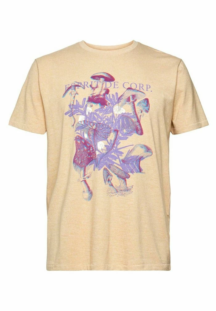 Edc By Esprit REGULAR FIT - Print T-shirt - Sand 5 Edc By Esprit REGULAR FIT - Print T-shirt - Sand - Image 5