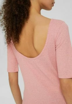 Edc By Esprit MIT RÜCKENAUSSCHNITT - Basic T-shirt - Dusty Nude -edc by Esprit Shop 21961cb9832e41b9b8c596fa8e83038a