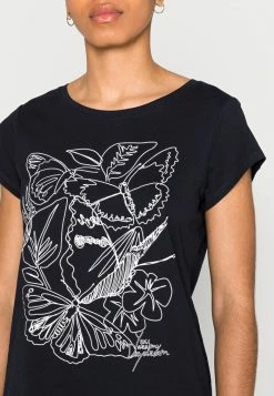 Edc By Esprit TEE - Basic T-shirt - Navy -edc by Esprit Shop 21e55e0238984aaeade7ed3785a7b7c4