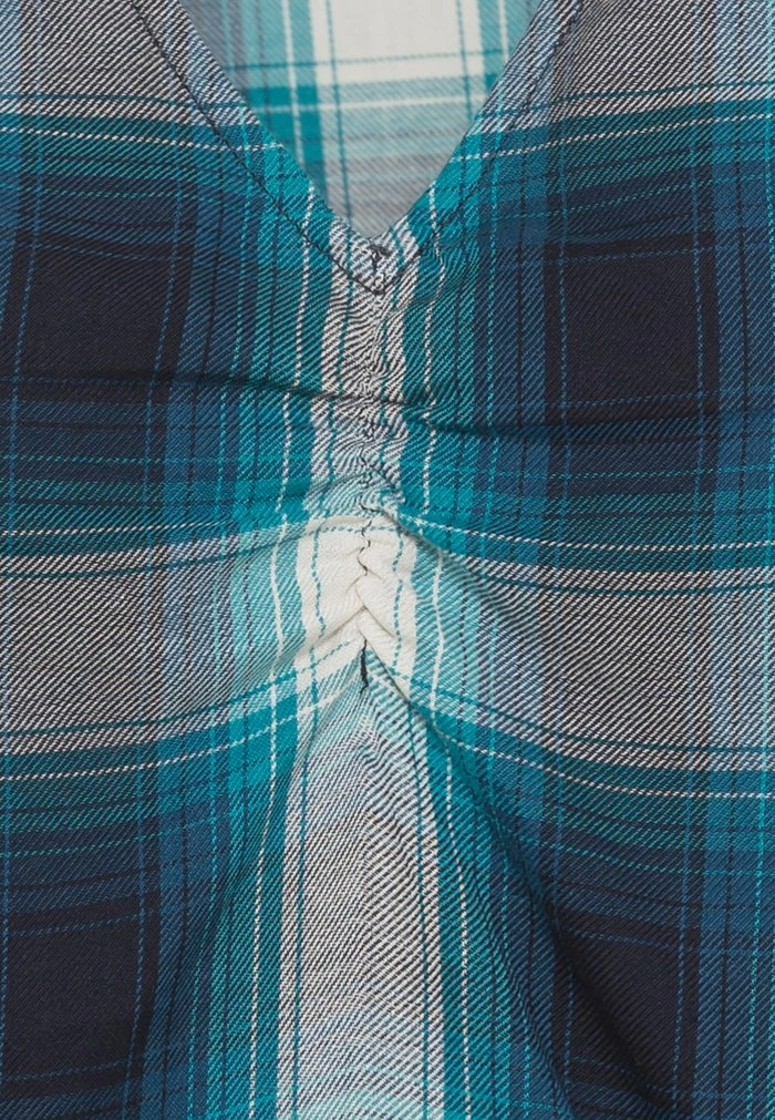 Edc By Esprit CHECK BLOUSE - Blouse - Navy 3 Edc By Esprit CHECK BLOUSE - Blouse - Navy - Image 3