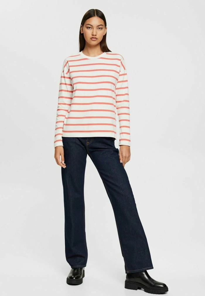 Edc By Esprit Long Sleeved Top - Salmon 2 Edc By Esprit Long Sleeved Top - Salmon - Image 2