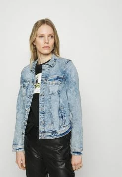 Edc By Esprit JACKET - Denim Jacket - Blue Denim