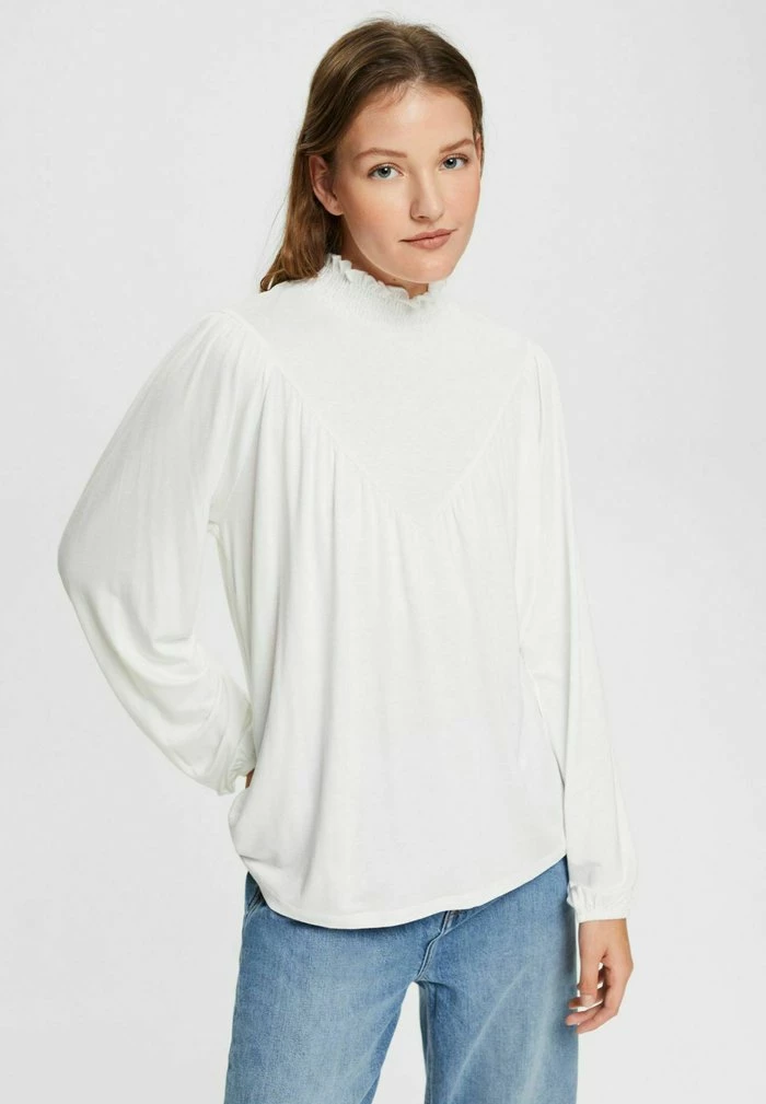 Edc By Esprit Blouse - Off White 1 Edc By Esprit Blouse - Off White