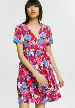 Edc By Esprit Jersey Dress - Red Colorway