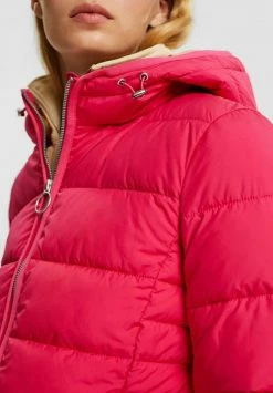 Edc By Esprit LL F NEW - Winter Jacket - Pink Fuchsia -edc by Esprit Shop 2562abfcfdf2430fac2e94b6b762a0a0