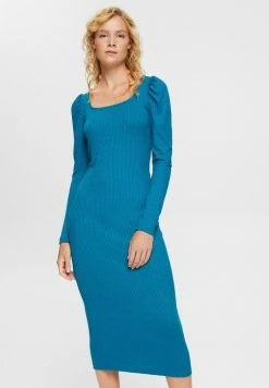 Edc By Esprit VOL SLEEVE - Shift Dress - Teal Blue