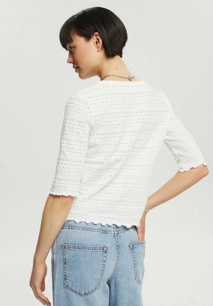 Edc By Esprit MIT KNOPFLEISTE - Blouse - Off White 3 Edc By Esprit MIT KNOPFLEISTE - Blouse - Off White - Image 3