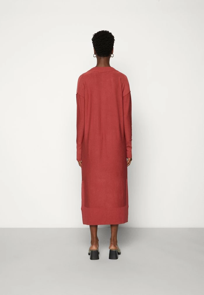 Edc By Esprit VNECK DRESS - Jumper Dress - Terracotta 3 Edc By Esprit VNECK DRESS - Jumper Dress - Terracotta - Image 3