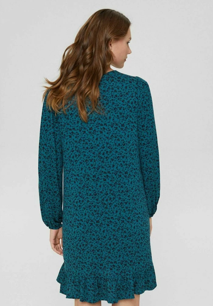 Edc By Esprit Day Dress - Emerald Green 3 Edc By Esprit Day Dress - Emerald Green - Image 3