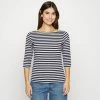 Edc By Esprit FULL NEEDLE SLEEVE - Long Sleeved Top - Navy