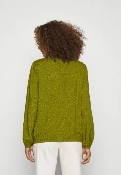 Edc By Esprit FLUID BUBBLEHEM BLOUSE PRINTED - Blouse - Khaki Green 8 Edc By Esprit FLUID BUBBLEHEM BLOUSE PRINTED - Blouse - Khaki Green -edc by Esprit Shop 2a06da5337bf452b97471de1cbd75a45