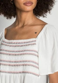 Edc By Esprit SMOCK BLOUSE - Blouse - Off White -edc by Esprit Shop 2a0bce7bf3374ff7947b46ad5b97860d