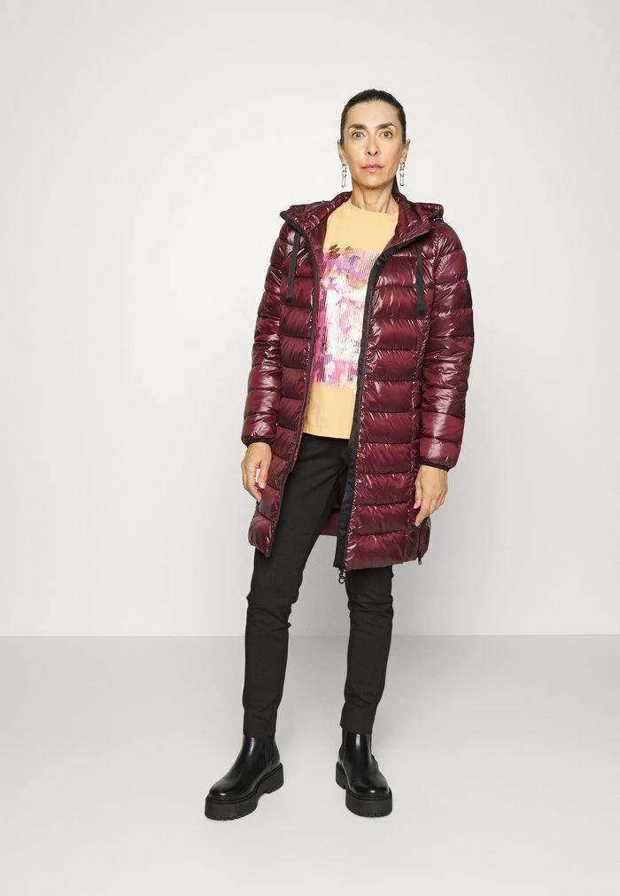 Edc By Esprit MOCKNECK - Print T-shirt - Peach 2 Edc By Esprit MOCKNECK - Print T-shirt - Peach - Image 2