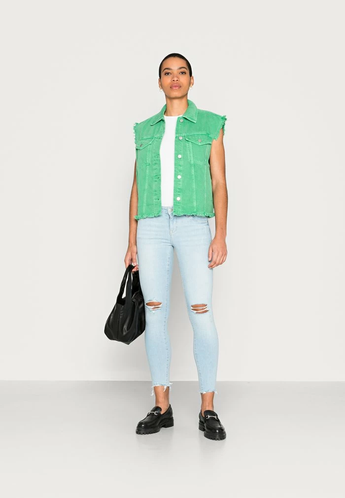 Edc By Esprit Waistcoat - Green 2 Edc By Esprit Waistcoat - Green - Image 2