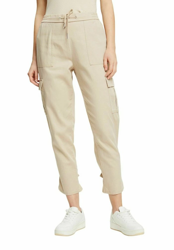 Edc By Esprit Cargo Trousers - Sand 5 Edc By Esprit Cargo Trousers - Sand - Image 5