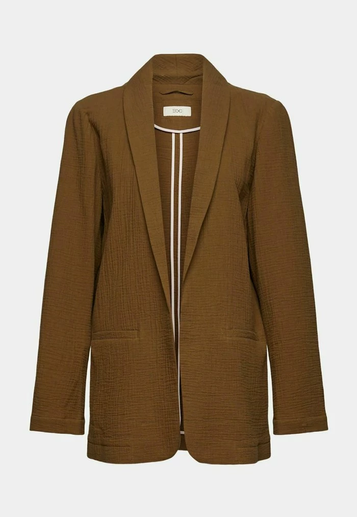 Edc By Esprit Blazer - Khaki Green 10 Edc By Esprit Blazer - Khaki Green - Image 10