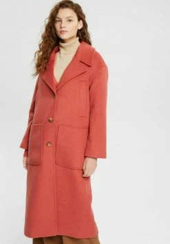 Edc By Esprit LANGER - Classic Coat - Coral