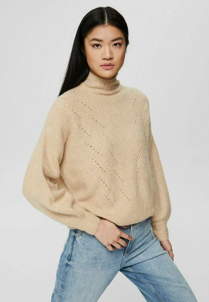 Edc By Esprit Jumper - Sand 1 Edc By Esprit Jumper - Sand