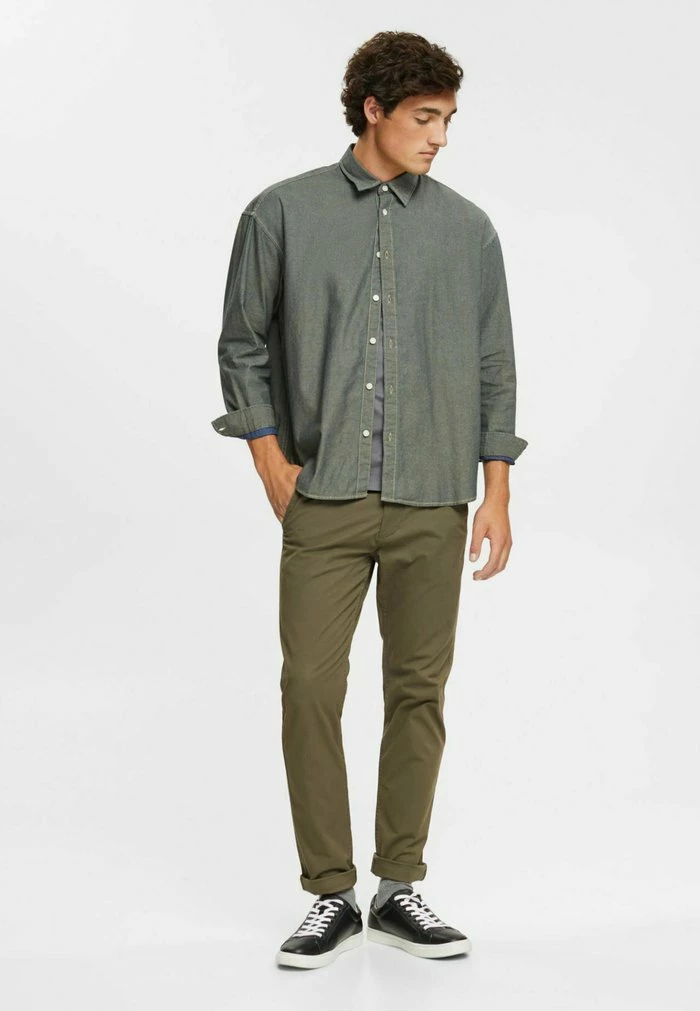 Edc By Esprit Shirt - Sand 2 Edc By Esprit Shirt - Sand - Image 2