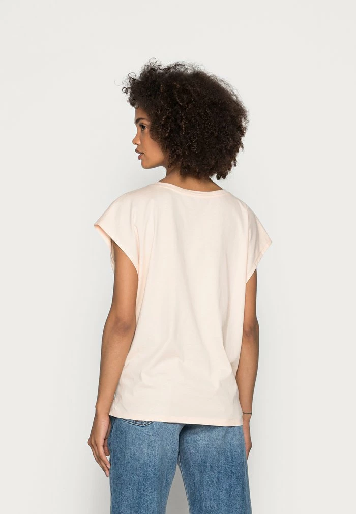 Edc By Esprit EMBRO - Basic T-shirt - Nude 3 Edc By Esprit EMBRO - Basic T-shirt - Nude - Image 3