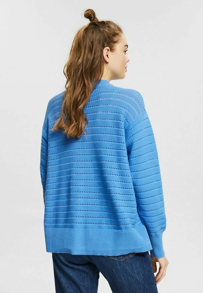 Edc By Esprit MIT LOCHSTRICK - Jumper - Ink 4 Edc By Esprit MIT LOCHSTRICK - Jumper - Ink - Image 4