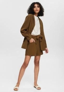 Edc By Esprit CRINKLE-EFFEKT - Shorts - Khaki Green 12 Edc By Esprit CRINKLE-EFFEKT - Shorts - Khaki Green -edc by Esprit Shop 2edaad056c724312a88732c9df43ed8d