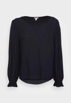Edc By Esprit EASY BLOUSE SOLID - Blouse - Navy -edc by Esprit Shop 2ee0398f3f95436cac901bd0cf565ad0