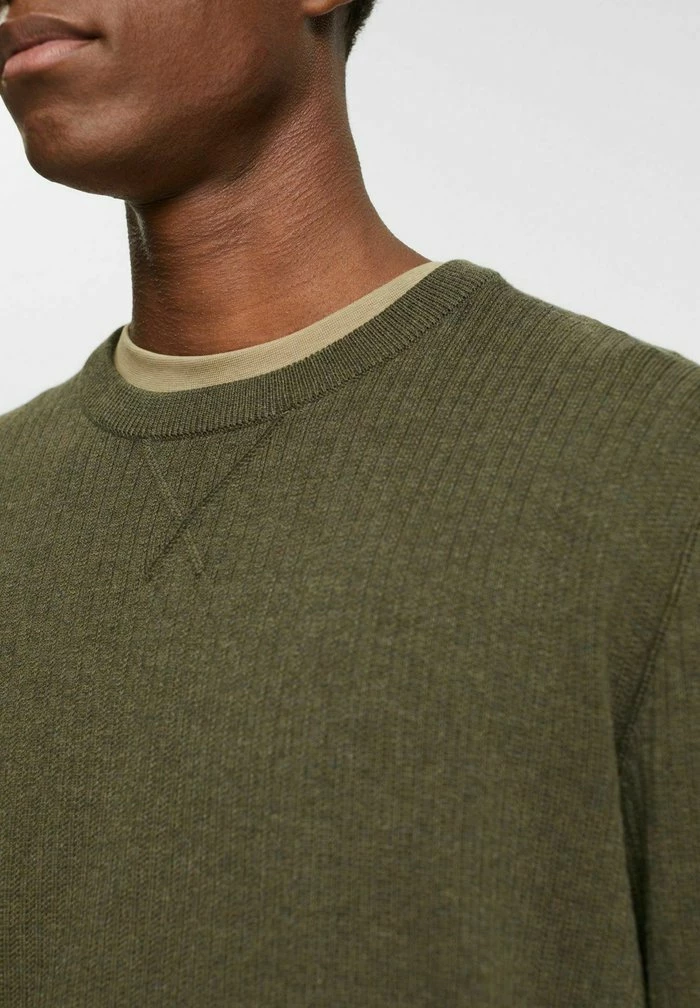 Edc By Esprit REGULAR FIT - Jumper - Dark Khaki 4 Edc By Esprit REGULAR FIT - Jumper - Dark Khaki - Image 4