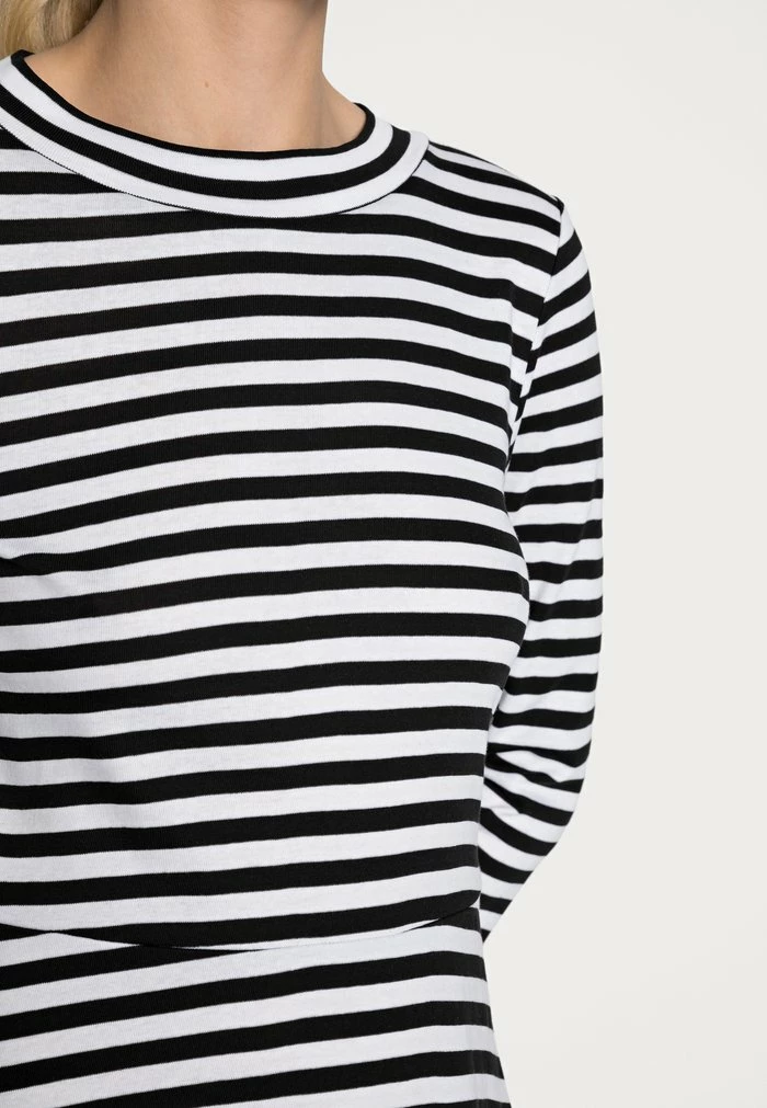 Edc By Esprit FIT AND FLARE DRESS - Jersey Dress - Black 5 Edc By Esprit FIT AND FLARE DRESS - Jersey Dress - Black - Image 5