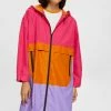 Edc By Esprit Waterproof Jacket - Pink Fuchsia
