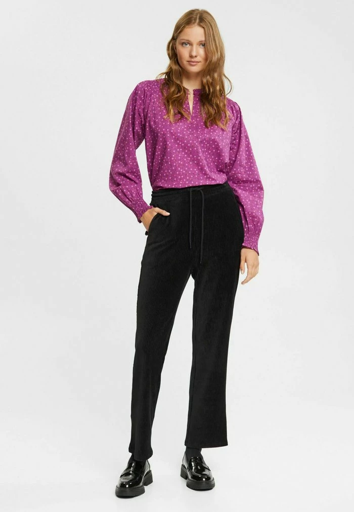 Edc By Esprit MIT MUSTER ORGANISCHE - Blouse - Violet 2 Edc By Esprit MIT MUSTER ORGANISCHE - Blouse - Violet - Image 2